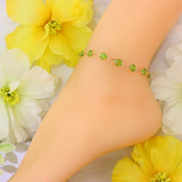 Minimalist Anklet, Sleek & Modern Design, Women’s Fashion, YC110443-A - Picture 2 of 10